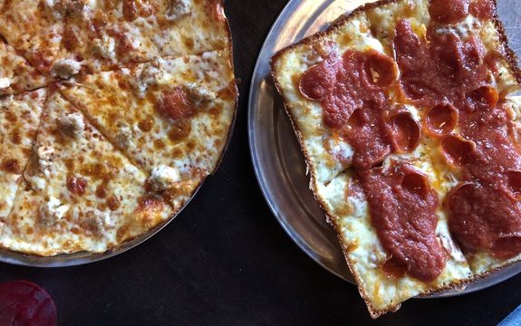bar pie and detroit style pizza