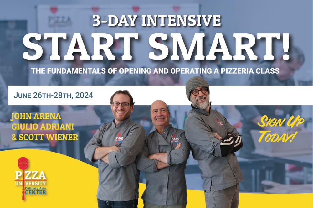 Start Smart pizza class pizza university