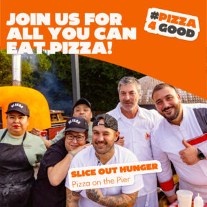 pizza makers having fun at a pizza party